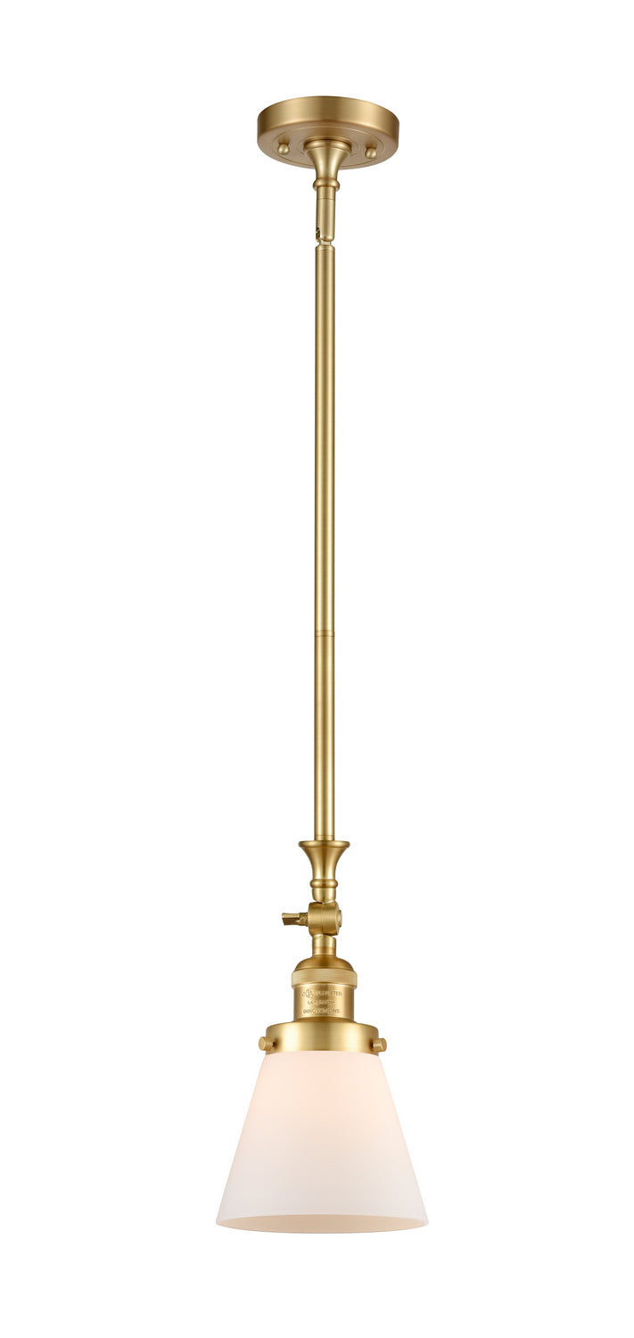 Innovations 206-SG-G61 One Light Mini Pendant, Satin Gold