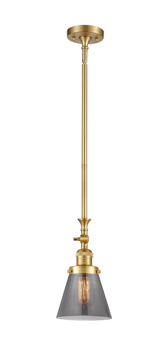 Innovations 206-SG-G63 One Light Mini Pendant, Satin Gold