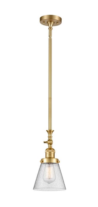 Innovations 206-SG-G64 One Light Mini Pendant, Satin Gold