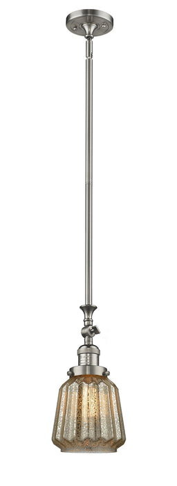 Innovations 206-SN-G146-LED LED Mini Pendant, Brushed Satin Nickel