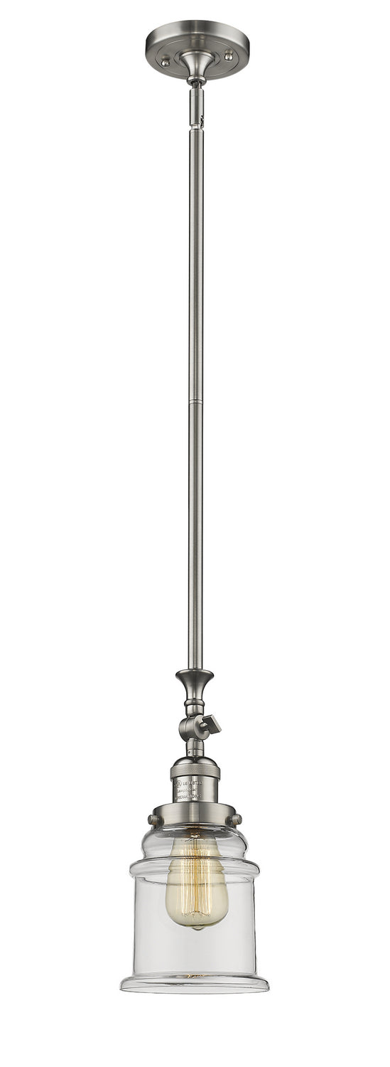 Innovations 206-SN-G182-LED LED Mini Pendant, Brushed Satin Nickel