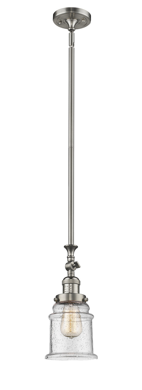 Innovations 206-SN-G184-LED LED Mini Pendant, Brushed Satin Nickel