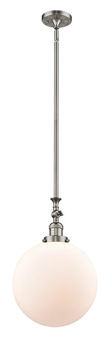 Innovations 206-SN-G201-12-LED LED Mini Pendant, Brushed Satin Nickel