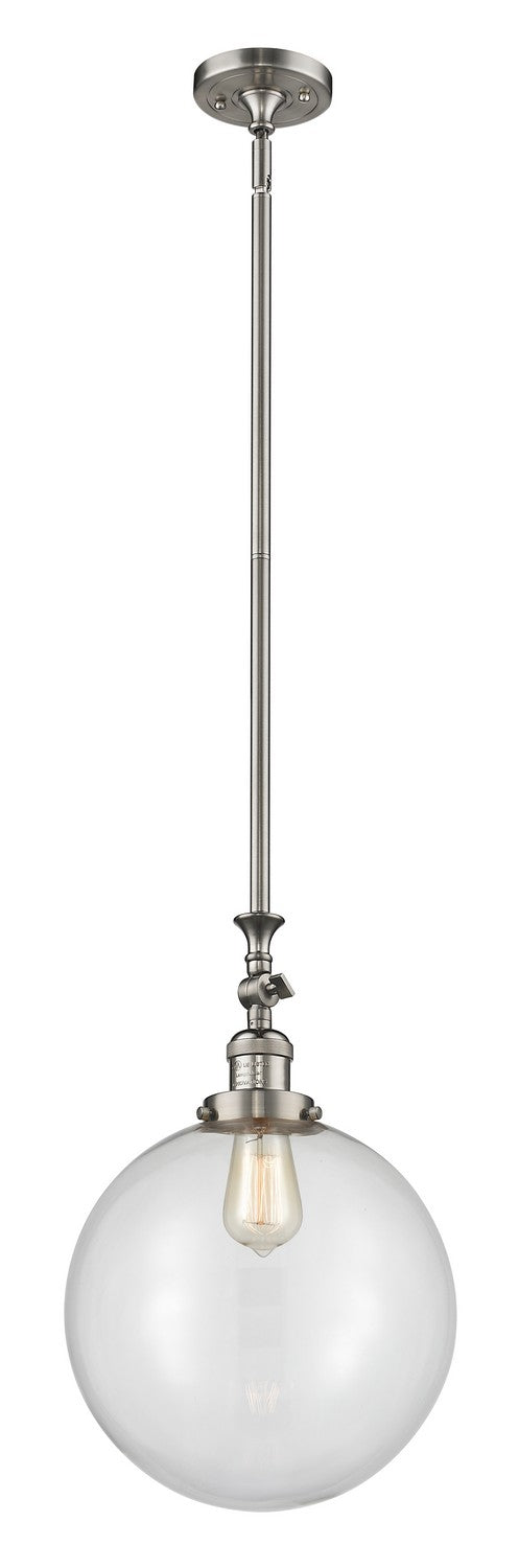 Innovations 206-SN-G202-12-LED LED Mini Pendant, Brushed Satin Nickel
