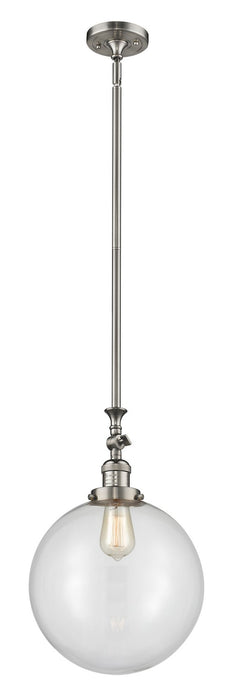 Innovations 206-SN-G202-12-LED LED Mini Pendant, Brushed Satin Nickel