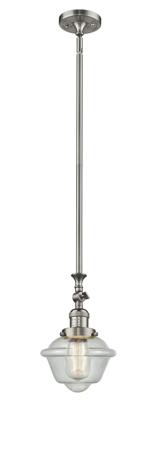 Innovations 206-SN-G534 One Light Mini Pendant, Brushed Satin Nickel