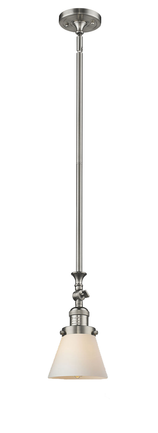 Innovations 206-SN-G61-LED LED Mini Pendant, Brushed Satin Nickel