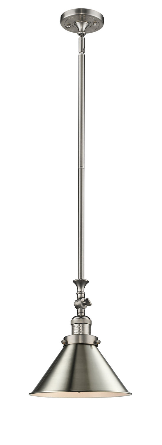 Innovations 206-SN-M10-SN One Light Mini Pendant, Brushed Satin Nickel