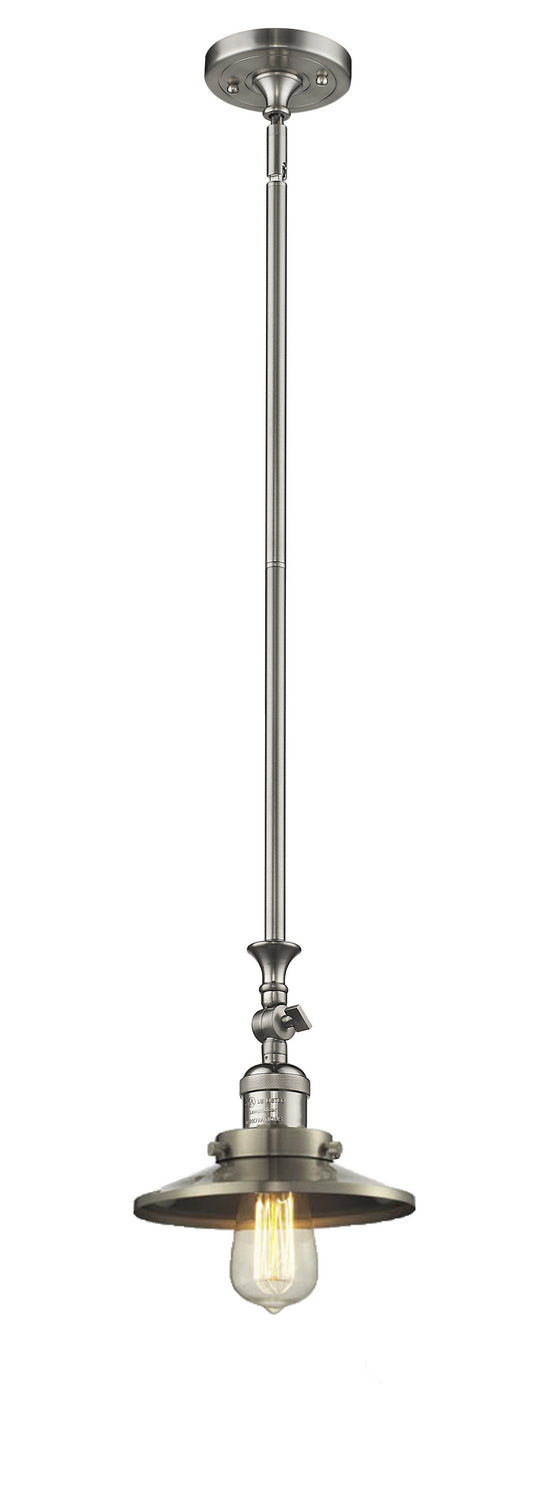 Innovations 206-SN-M2-LED LED Mini Pendant, Brushed Satin Nickel