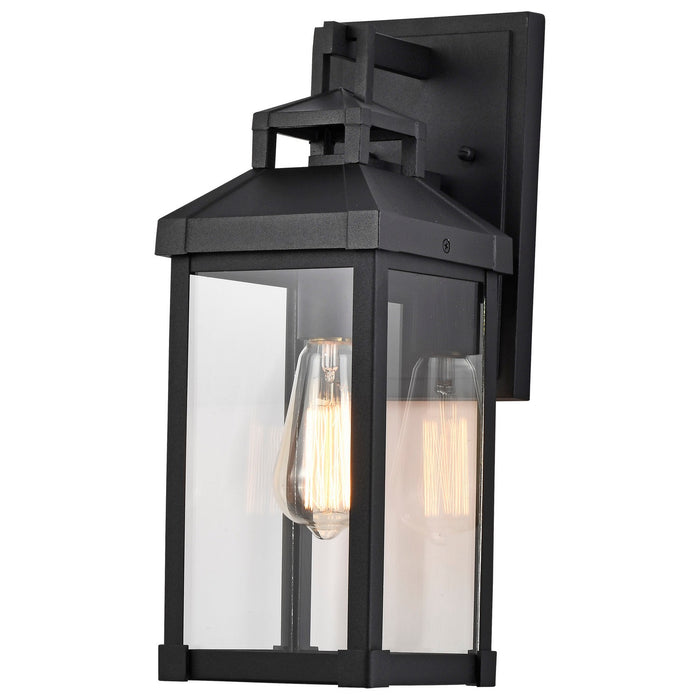 Nuvo Lighting 60-7371 One Light Wall Lantern, Matte Black