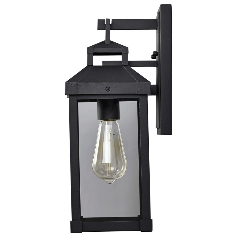 Nuvo Lighting 60-7371 One Light Wall Lantern, Matte Black