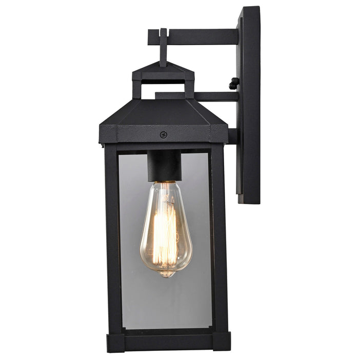 Nuvo Lighting 60-7371 One Light Wall Lantern, Matte Black