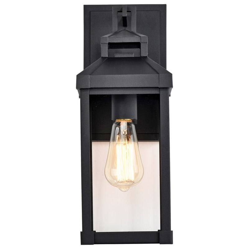 Nuvo Lighting 60-7371 One Light Wall Lantern, Matte Black