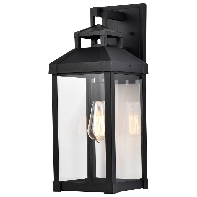 Nuvo Lighting 60-7372 One Light Wall Lantern, Matte Black