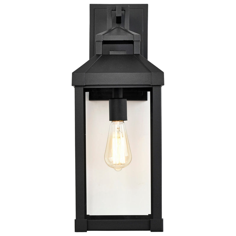 Nuvo Lighting 60-7372 One Light Wall Lantern, Matte Black