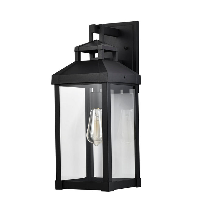 Nuvo Lighting 60-7372 One Light Wall Lantern, Matte Black