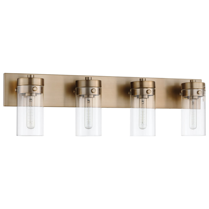 Nuvo Lighting 60-7534 Four Light Vanity, Burnished Brass