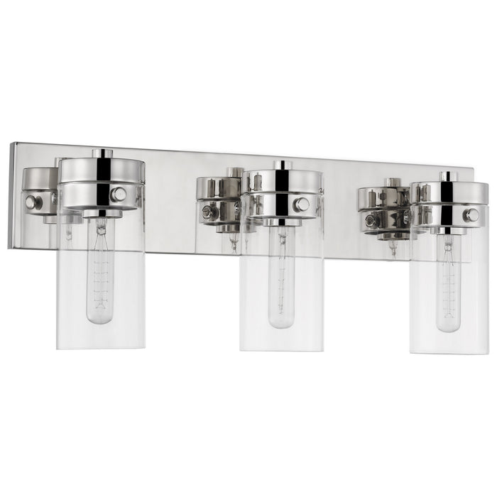 Nuvo Lighting 60-7633 Three Light Vanity, Polished Nickel