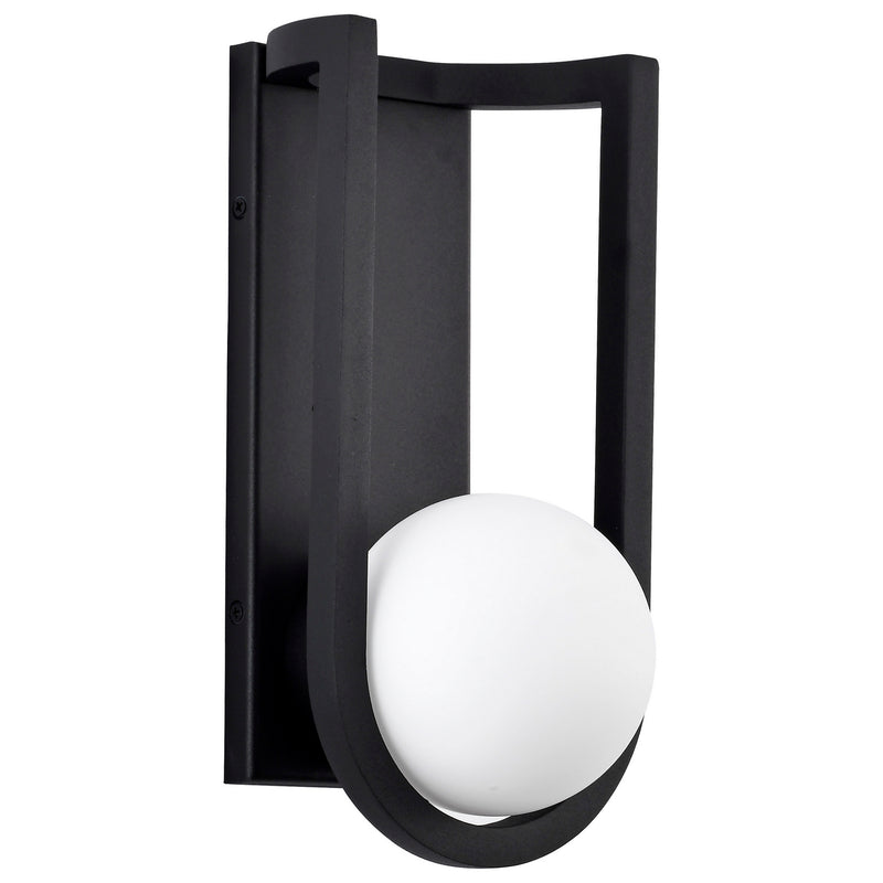 Nuvo Lighting 62-1619 LED Wall Lantern, Matte Black
