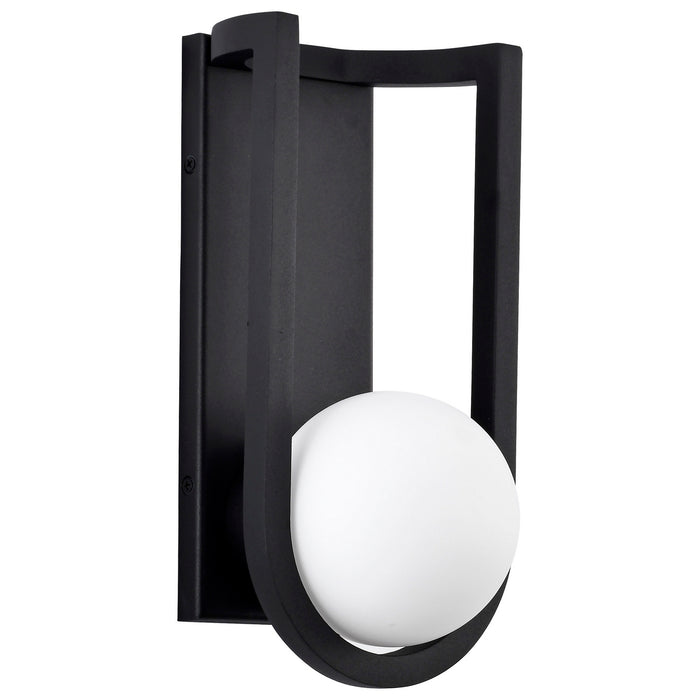 Nuvo Lighting 62-1619 LED Wall Lantern, Matte Black