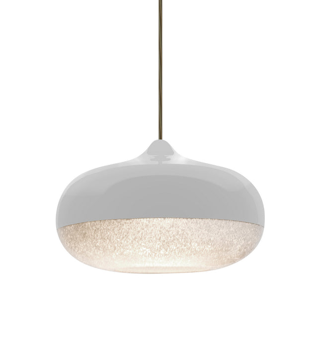 Besa 1JC-SUPRASL-BR One Light Pendant, Bronze