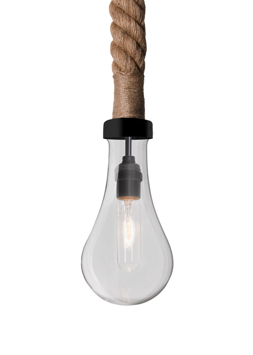Besa 1JT-DASHCL-BK One Light Pendant, Black