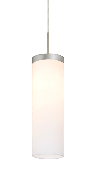 Besa 1JT-FRIZOG-SN One Light Pendant, Satin Nickel