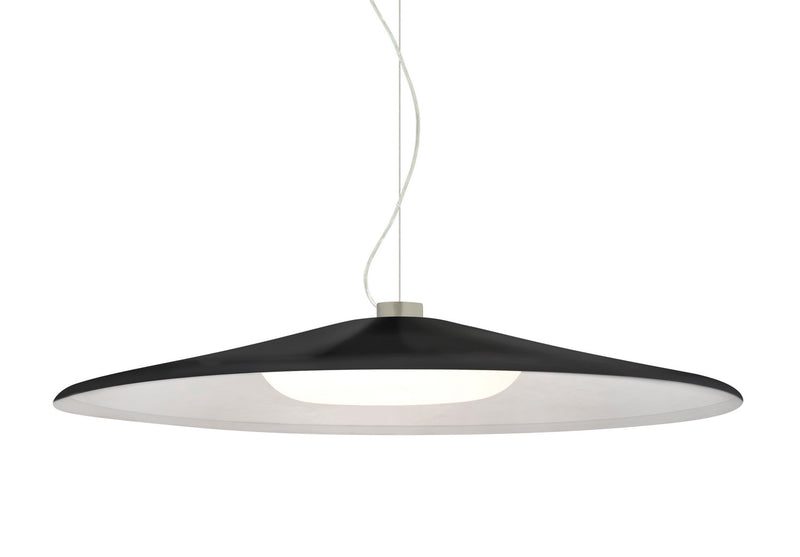 Besa 1KX-SWANBK-LED-SN LED Pendant, Satin Nickel