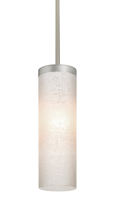 Besa 1TT-FRIZLN-SN One Light Pendant, Satin Nickel