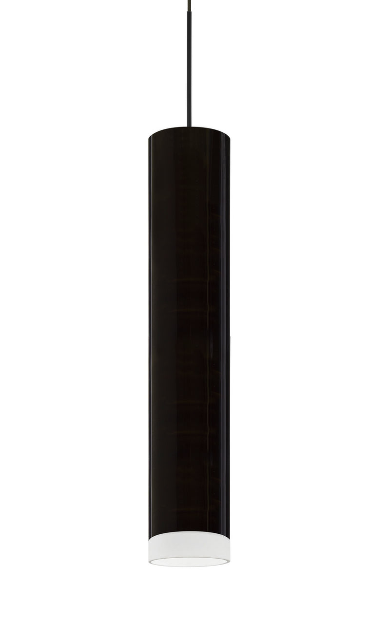 Besa 1XC-CAFE12BF-BK One Light Pendant, Black