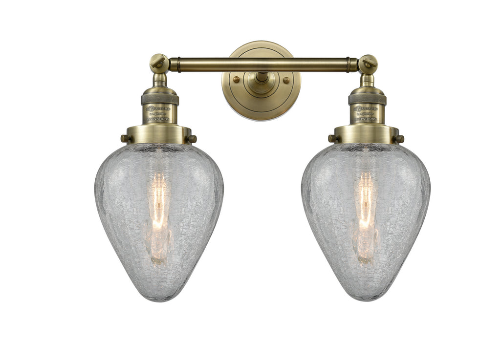 Innovations 208-AB-G165-LED LED Bath Vanity, Antique Brass