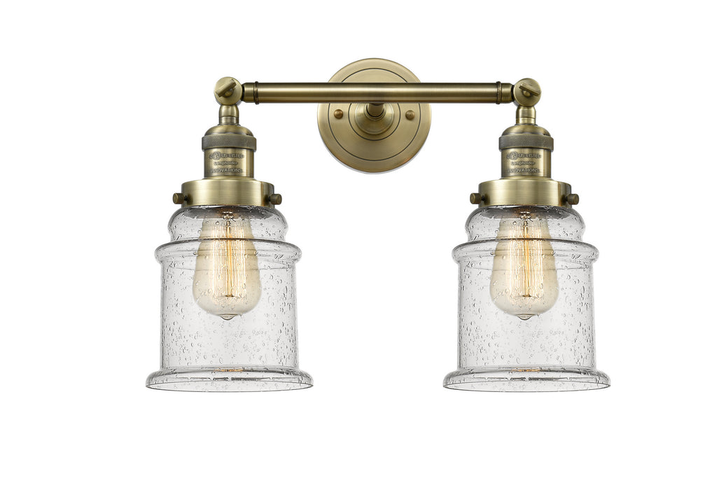 Innovations 208-AB-G184-LED LED Bath Vanity, Antique Brass
