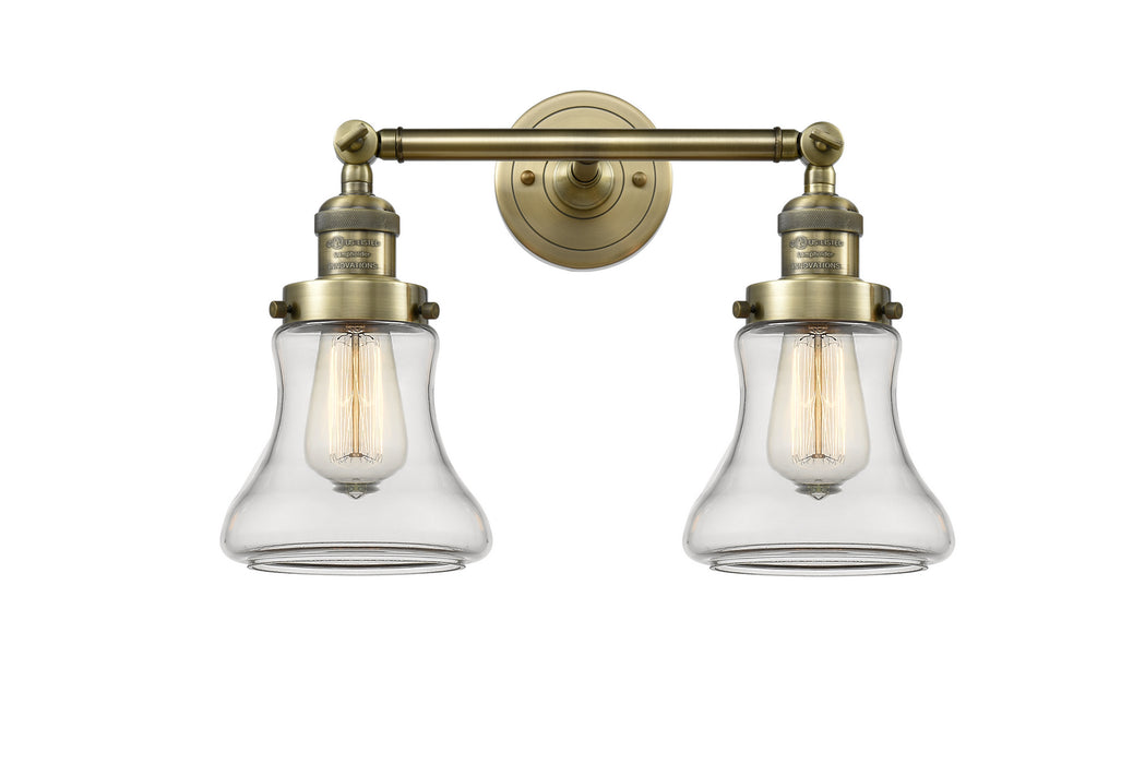 Innovations 208-AB-G192-LED LED Bath Vanity, Antique Brass