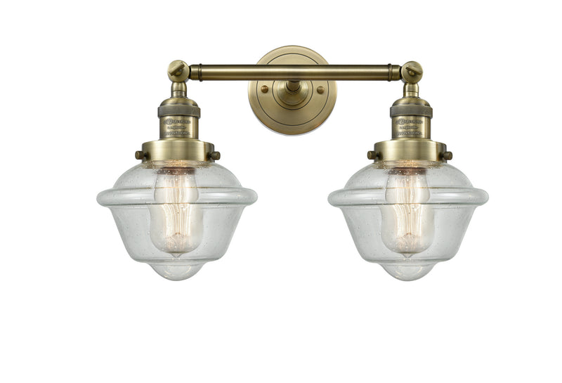 Innovations 208-AB-G534-LED LED Bath Vanity, Antique Brass