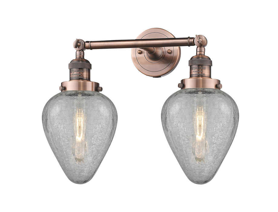 Innovations 208-AC-G165-LED LED Bath Vanity, Antique Copper