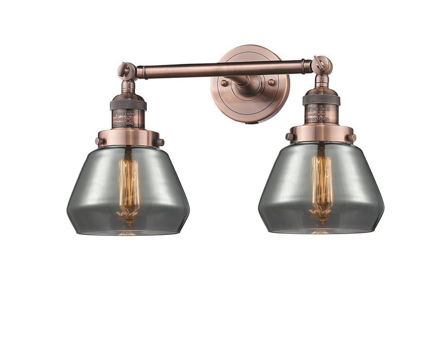 Innovations 208-AC-G173-LED LED Bath Vanity, Antique Copper