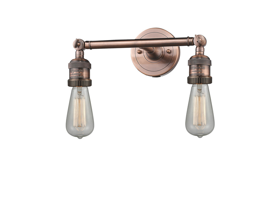 Innovations 208-AC-LED LED Bath Vanity, Antique Copper