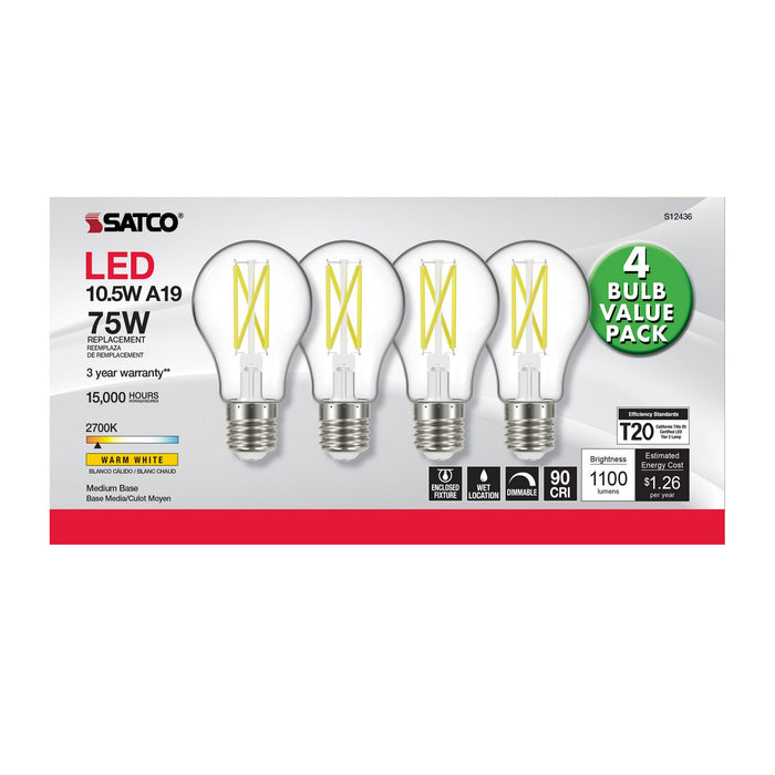 Satco S12436 Light Bulb, Clear