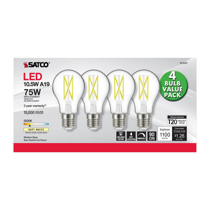 Satco S12437 Light Bulb, Clear