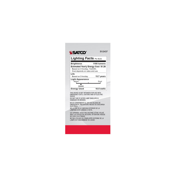 Satco S12437 Light Bulb, Clear
