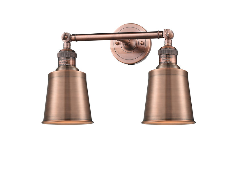 Innovations 208-AC-M9-AC-LED LED Bath Vanity, Antique Copper