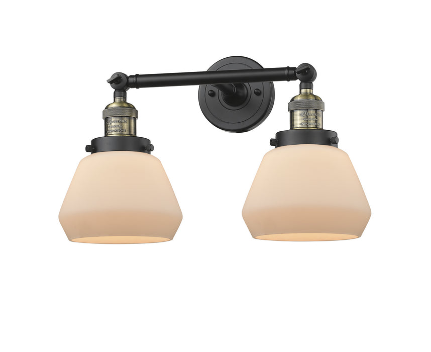 Innovations 208-BAB-G171 Two Light Bath Vanity, Black Antique Brass