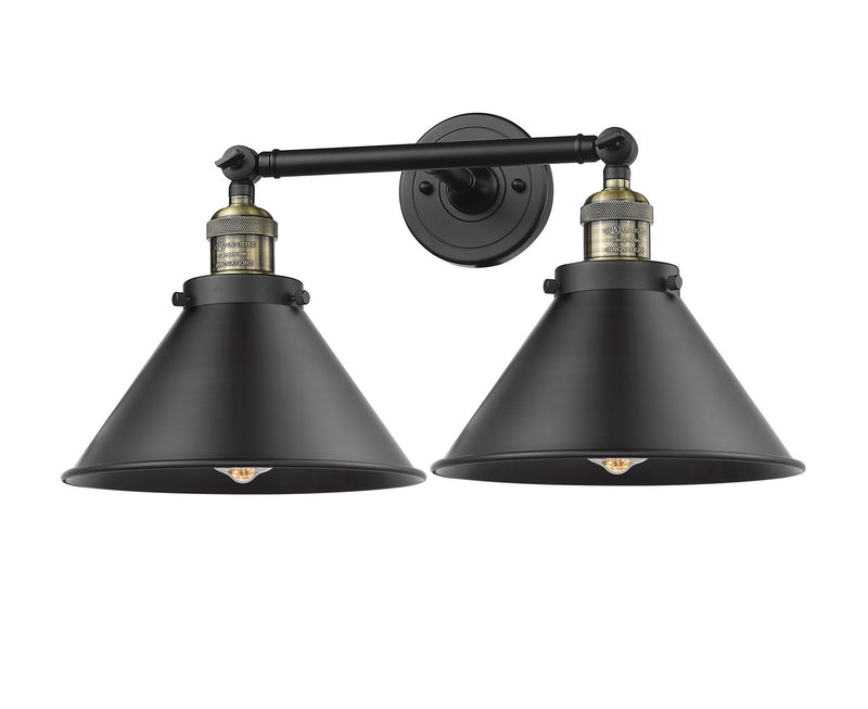 Innovations 208-BAB-M10-BK-LED LED Bath Vanity, Black Antique Brass