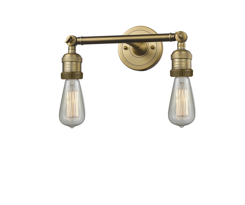 Innovations 208-BB-LED LED Bath Vanity, Brushed Brass