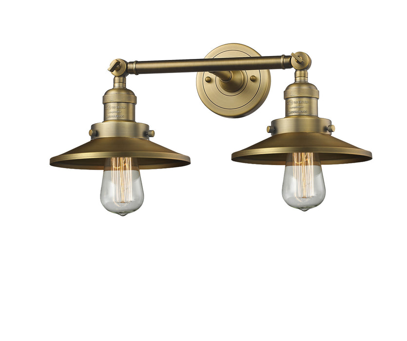 Innovations 208-BB-M4-LED LED Bath Vanity, Brushed Brass