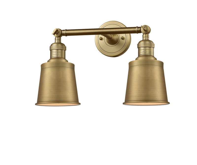 Innovations 208-BB-M9-BB Two Light Bath Vanity, Brushed Brass