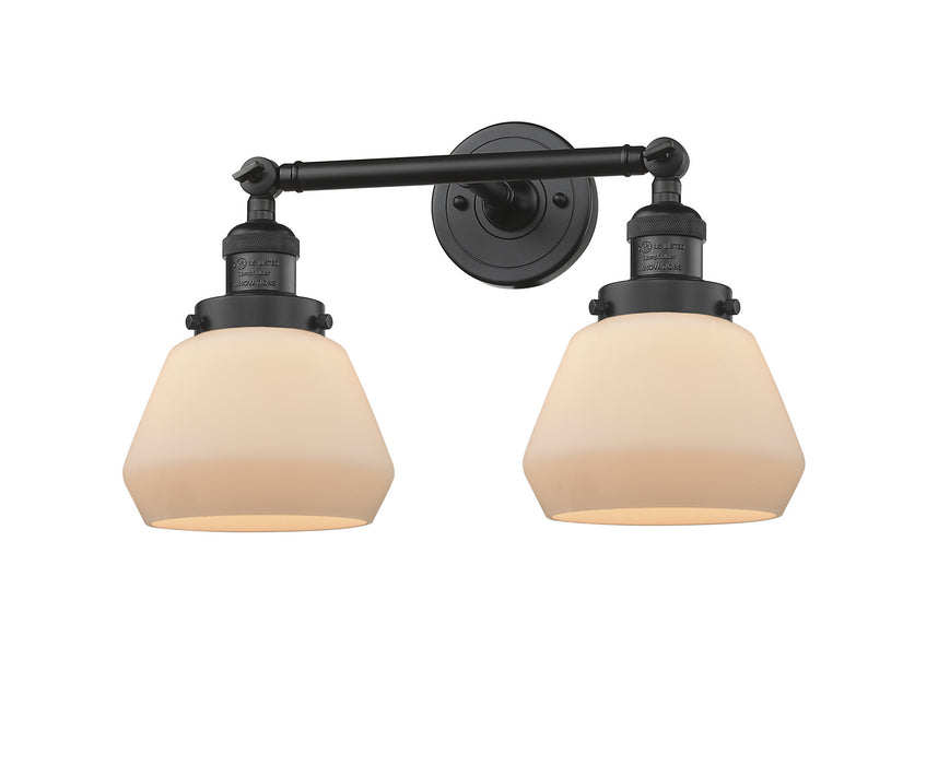 Innovations 208-BK-G171 Two Light Bath Vanity, Matte Black