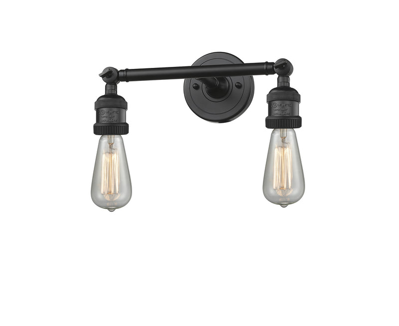 Innovations 208-BK-LED LED Bath Vanity, Matte Black