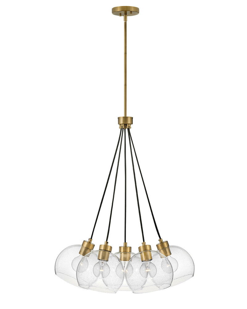 Lark 83015LCB LED Pendant, Lacquered Brass