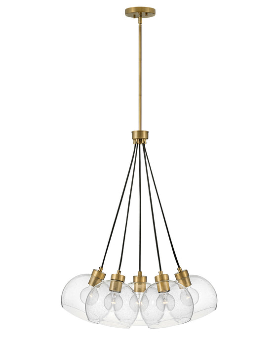 Lark 83015LCB LED Pendant, Lacquered Brass